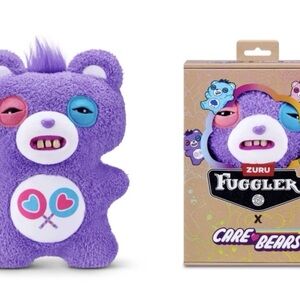 Care Bears Fuggler Funny Ugly Monster 9" Share Bear Purple Plush FAST SHIPPING!